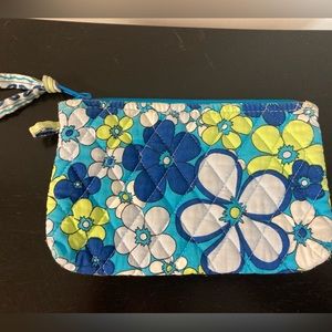 Lime Green and Blue Vera Bradley Travel Bag